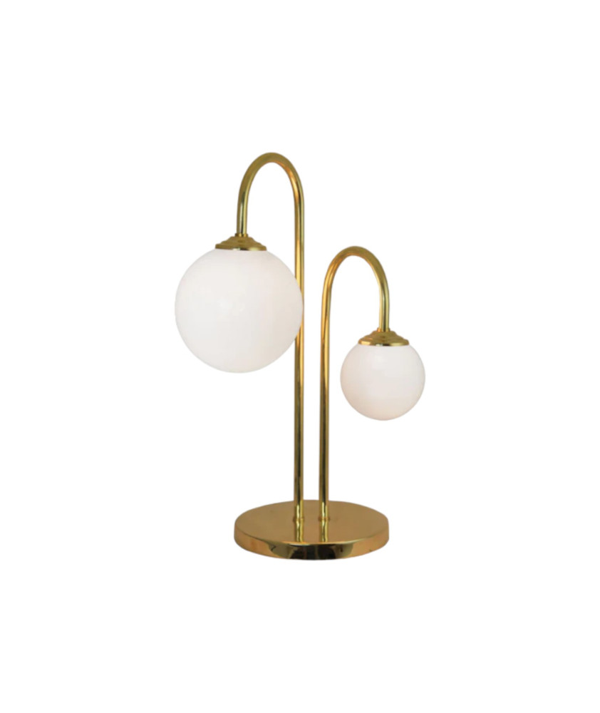 Double globe 2024 table lamp